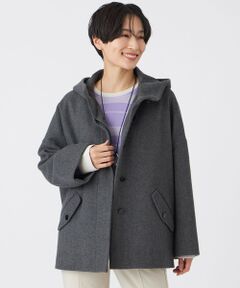 EVEX by KRIZIA / エヴェックス バイ クリツィア その他アウター | 【SANYO Style EDITION掲載】ウールスーパービーバーフーデッドコート