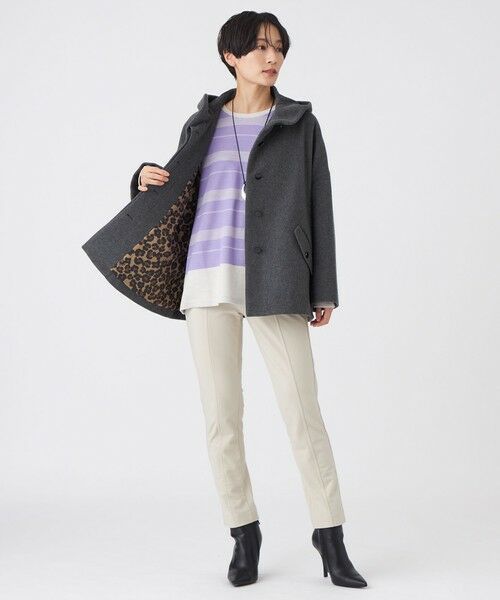 EVEX by KRIZIA / エヴェックス バイ クリツィア その他アウター | 【SANYO Style EDITION掲載】ウールスーパービーバーフーデッドコート | 詳細3