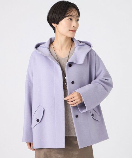 EVEX by KRIZIA / エヴェックス バイ クリツィア その他アウター | 【SANYO Style EDITION掲載】ウールスーパービーバーフーデッドコート | 詳細12