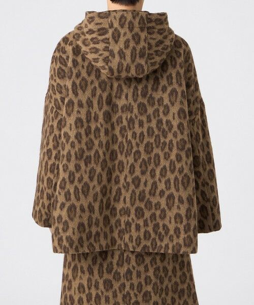 EVEX by KRIZIA / エヴェックス バイ クリツィア その他アウター | 【カタログ掲載】ウールパンサージャカードフーデッドコート | 詳細4