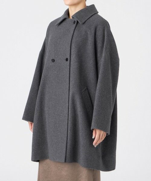 EVEX by KRIZIA / エヴェックス バイ クリツィア その他アウター | 【SANYO Style EDITION掲載】ウールスーパービーバーステンカラーコート | 詳細4