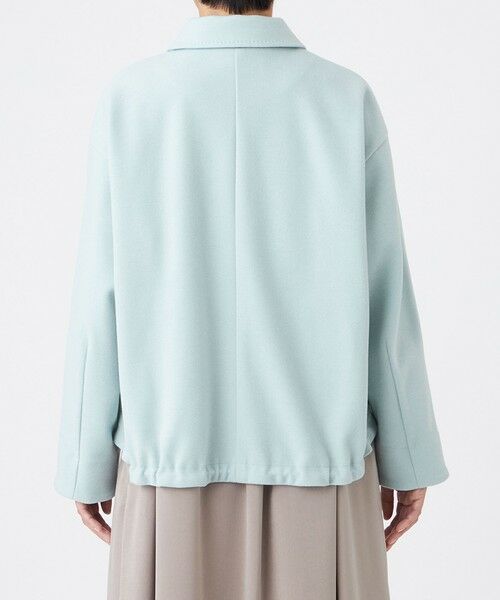 EVEX by KRIZIA / エヴェックス バイ クリツィア ノーカラージャケット | 【カタログ掲載】【ウォッシャブル】ウールライクジャージ—ブルゾン | 詳細6