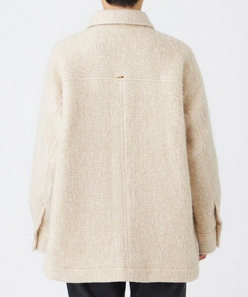 EVEX by KRIZIA / エヴェックス バイ クリツィア ノーカラージャケット | 【カタログ掲載】ラメスライバーシャツジャケット | 詳細4