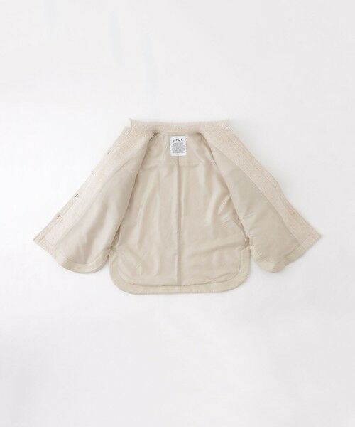 EVEX by KRIZIA / エヴェックス バイ クリツィア ノーカラージャケット | 【カタログ掲載】ラメスライバーシャツジャケット | 詳細9