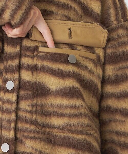 EVEX by KRIZIA / エヴェックス バイ クリツィア ノーカラージャケット | タイガースライバーシャツジャケット | 詳細5