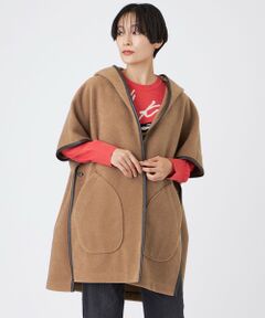 EVEX by KRIZIA / エヴェックス バイ クリツィア ダウンジャケット・ベスト | 【カタログ掲載】ウールライクニードルパンチケープジレ