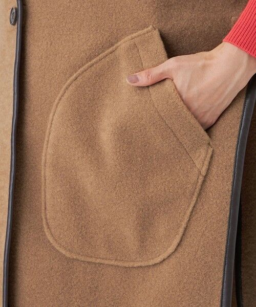 EVEX by KRIZIA / エヴェックス バイ クリツィア ダウンジャケット・ベスト | 【カタログ掲載】ウールライクニードルパンチケープジレ | 詳細7