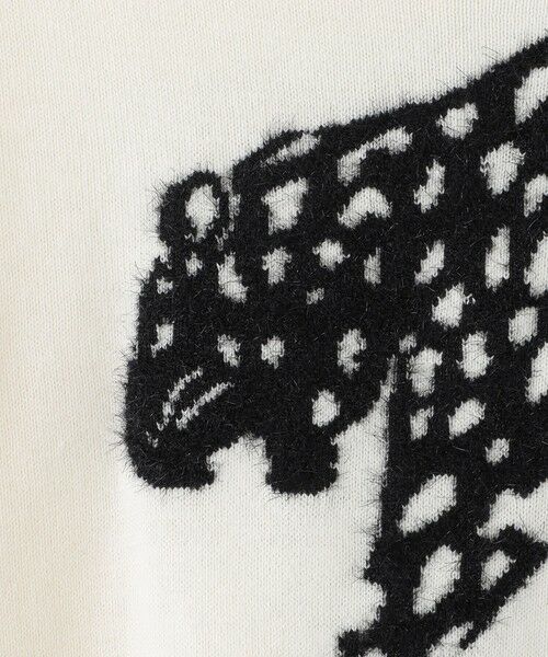 EVEX by KRIZIA / エヴェックス バイ クリツィア ニット・セーター | 【カタログ掲載品】【ウォッシャブル】ラメパンサーインターシャニット | 詳細5