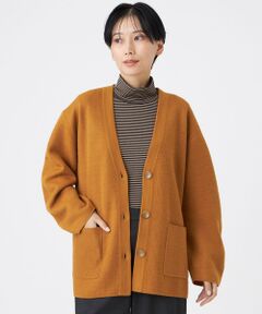 EVEX by KRIZIA / エヴェックス バイ クリツィア ニット・セーター | 【カタログ掲載】【ウォッシャブル】ブライトニットVネックカーディガン