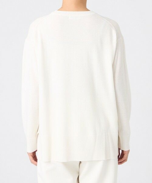 EVEX by KRIZIA / エヴェックス バイ クリツィア ニット・セーター | 【SANYO Style EDITION掲載】【ウォッシャブル】ウルフカレッジロゴニットプルオーバー | 詳細7