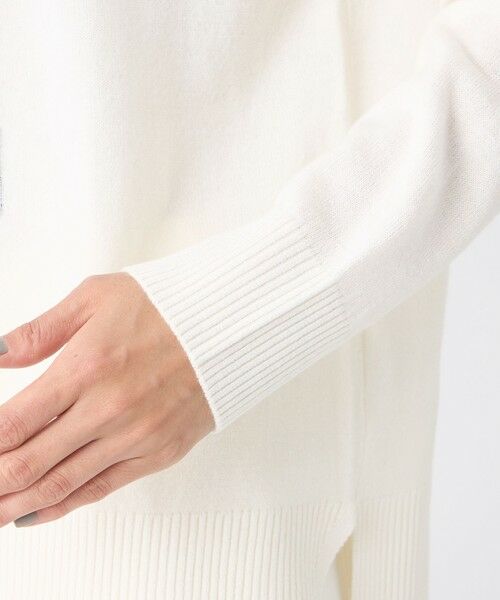 EVEX by KRIZIA / エヴェックス バイ クリツィア ニット・セーター | 【SANYO Style EDITION掲載】【ウォッシャブル】ウルフカレッジロゴニットプルオーバー | 詳細8