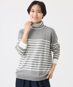 EVEX by KRIZIA / エヴェックス バイ クリツィア ニット・セーター | 【追加・カタログ掲載・ウォッシャブル】ダブルタートルネックニットプルオーバー