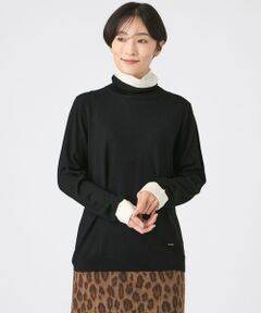 EVEX by KRIZIA / エヴェックス バイ クリツィア ニット・セーター | 【カタログ掲載】【ウォッシャブル】ダブルタートルネックニットプルオーバー