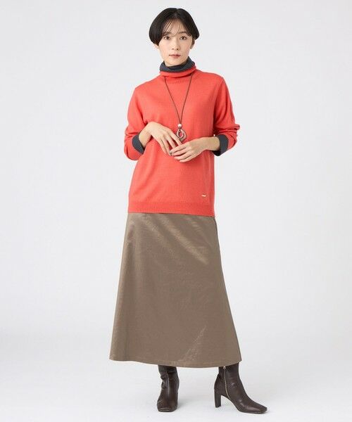 EVEX by KRIZIA / エヴェックス バイ クリツィア ニット・セーター | 【カタログ掲載】【ウォッシャブル】ダブルタートルネックニットプルオーバー | 詳細5