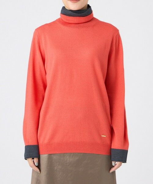 EVEX by KRIZIA / エヴェックス バイ クリツィア ニット・セーター | 【カタログ掲載】【ウォッシャブル】ダブルタートルネックニットプルオーバー | 詳細7