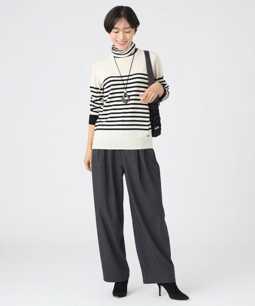 EVEX by KRIZIA / エヴェックス バイ クリツィア ニット・セーター | 【カタログ掲載】【ウォッシャブル】ダブルタートルネックニットプルオーバー | 詳細1