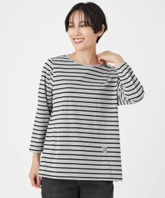 EVEX by KRIZIA / エヴェックス バイ クリツィア カットソー | 【ウォッシャブル】タイガーパッチボーダーカットソー