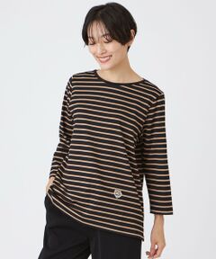 EVEX by KRIZIA / エヴェックス バイ クリツィア カットソー | 【ウォッシャブル】タイガーパッチボーダーカットソー