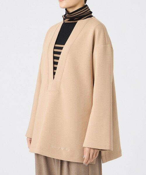 EVEX by KRIZIA / エヴェックス バイ クリツィア カットソー | 【ウォッシャブル】ライトダンボールスキッパープルオーバー | 詳細4