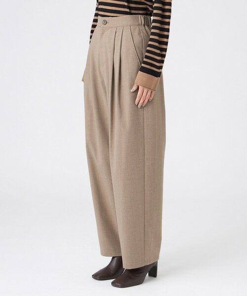 EVEX by KRIZIA / エヴェックス バイ クリツィア その他パンツ | 【カタログ掲載】【マシンウォッシャブル】ラメストライプタックバレルパンツ | 詳細5