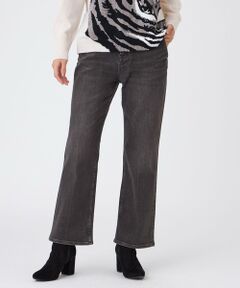 EVEX by KRIZIA / エヴェックス バイ クリツィア その他パンツ | 【カタログ掲載】【マシンウォッシャブル】ブラックデニムセミフレアパンツ