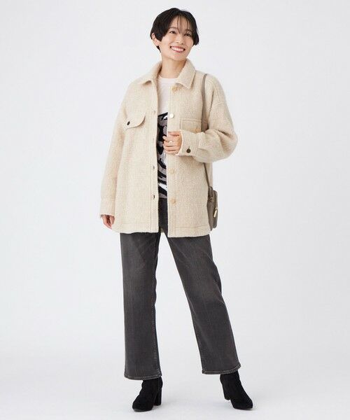 EVEX by KRIZIA / エヴェックス バイ クリツィア その他パンツ | 【カタログ掲載】【マシンウォッシャブル】ブラックデニムセミフレアパンツ | 詳細3