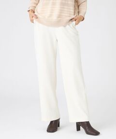 EVEX by KRIZIA / エヴェックス バイ クリツィア その他パンツ | 【マシンウォッシャブル】バックスエードダンボールニットストレートパンツ