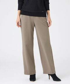 EVEX by KRIZIA / エヴェックス バイ クリツィア その他パンツ | 【マシンウォッシャブル】バックスエードダンボールニットストレートパンツ