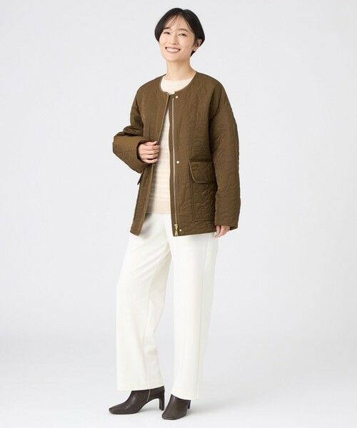 EVEX by KRIZIA / エヴェックス バイ クリツィア その他パンツ | 【マシンウォッシャブル】バックスエードダンボールニットストレートパンツ | 詳細3