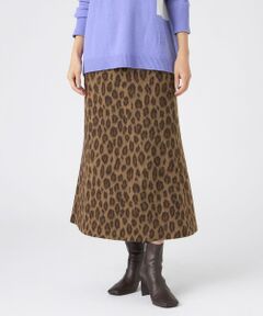 EVEX by KRIZIA / エヴェックス バイ クリツィア ロング・マキシ丈スカート | 【SANYO Style EDITION掲載】ウールパンサージャカードタイトスカート