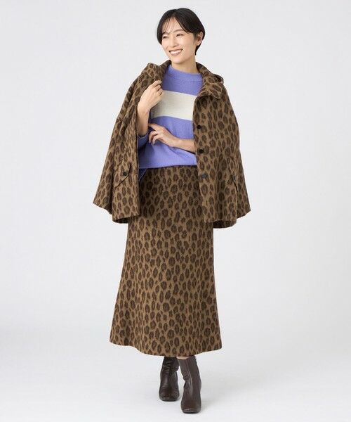 EVEX by KRIZIA / エヴェックス バイ クリツィア ロング・マキシ丈スカート | 【SANYO Style EDITION掲載】ウールパンサージャカードタイトスカート | 詳細3