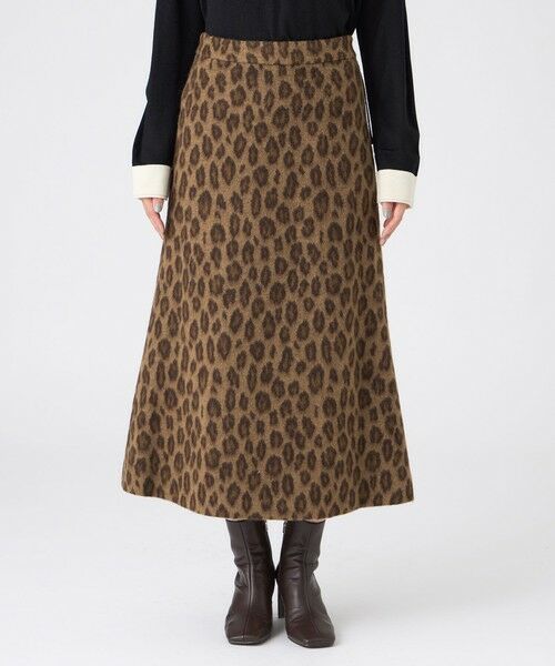 EVEX by KRIZIA / エヴェックス バイ クリツィア ロング・マキシ丈スカート | 【SANYO Style EDITION掲載】ウールパンサージャカードタイトスカート | 詳細5