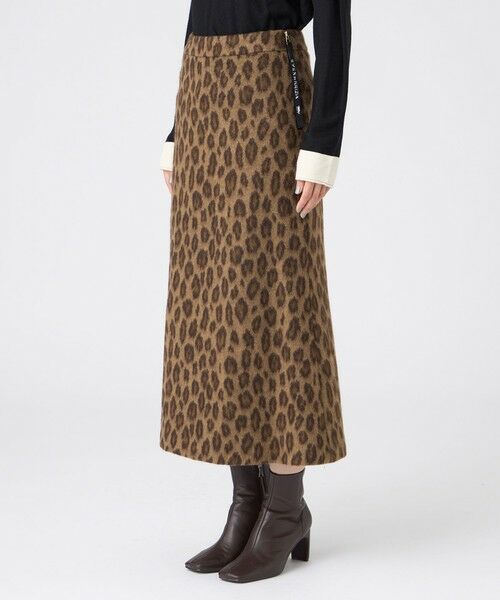 EVEX by KRIZIA / エヴェックス バイ クリツィア ロング・マキシ丈スカート | 【SANYO Style EDITION掲載】ウールパンサージャカードタイトスカート | 詳細6