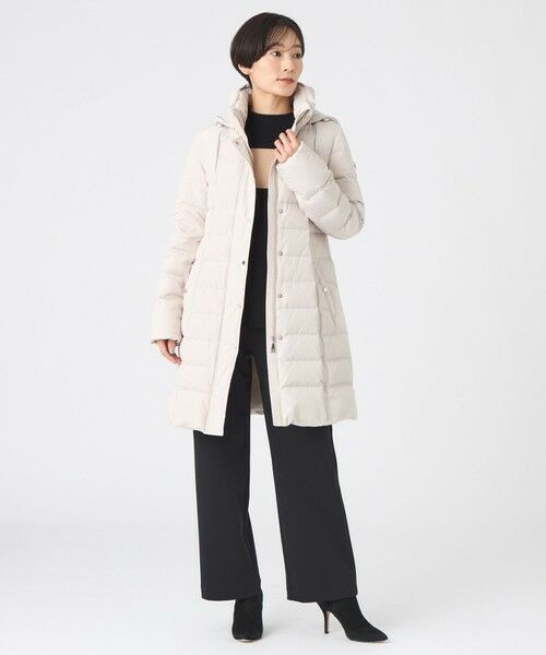 EVEX by KRIZIA / エヴェックス バイ クリツィア その他アウター | 【SANYO Style EDITION掲載】【ウォッシャブル・放電テープ付】マットタフタフーデッドロングダウンコート | 詳細3