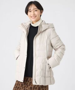 EVEX by KRIZIA / エヴェックス バイ クリツィア その他アウター | 【SANYO Style EDITION掲載】【ウォッシャブル・放電テープ付】マットタフタフーデッドミドルダウンジャケット