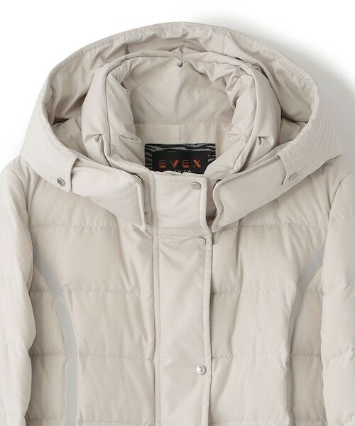 EVEX by KRIZIA / エヴェックス バイ クリツィア その他アウター | 【SANYO Style EDITION掲載】【ウォッシャブル・放電テープ付】マットタフタフーデッドミドルダウンジャケット | 詳細5