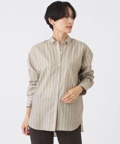 EVEX by KRIZIA / エヴェックス バイ クリツィア シャツ・ブラウス | 【マシンウォッシャブル】コットンライクストライプシャツ