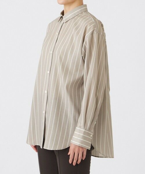 EVEX by KRIZIA / エヴェックス バイ クリツィア シャツ・ブラウス | 【マシンウォッシャブル】コットンライクストライプシャツ | 詳細5