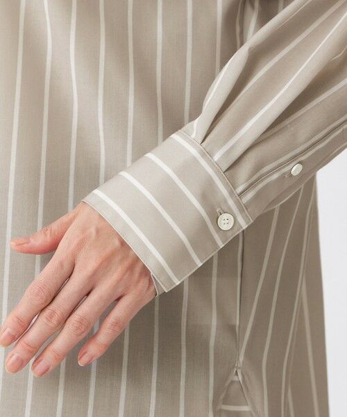 EVEX by KRIZIA / エヴェックス バイ クリツィア シャツ・ブラウス | 【マシンウォッシャブル】コットンライクストライプシャツ | 詳細7