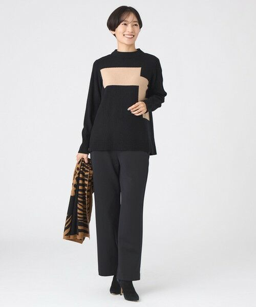 EVEX by KRIZIA / エヴェックス バイ クリツィア ニット・セーター | 【SANYO Style EDITION掲載】【ウォッシャブル】ブロッキングウールニットプルオーバー | 詳細3