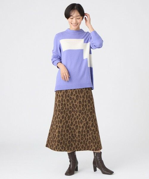 EVEX by KRIZIA / エヴェックス バイ クリツィア ニット・セーター | 【SANYO Style EDITION掲載】【ウォッシャブル】ブロッキングウールニットプルオーバー | 詳細4