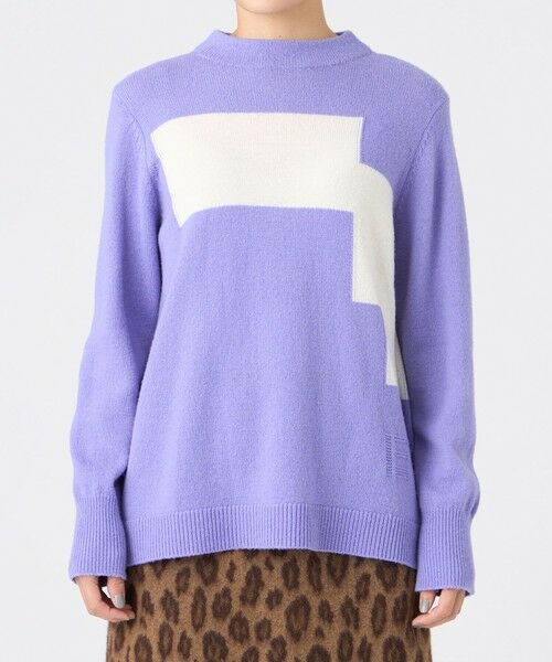 EVEX by KRIZIA / エヴェックス バイ クリツィア ニット・セーター | 【SANYO Style EDITION掲載】【ウォッシャブル】ブロッキングウールニットプルオーバー | 詳細6
