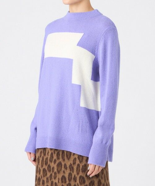 EVEX by KRIZIA / エヴェックス バイ クリツィア ニット・セーター | 【SANYO Style EDITION掲載】【ウォッシャブル】ブロッキングウールニットプルオーバー | 詳細7