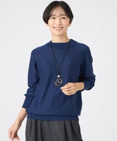 EVEX by KRIZIA / エヴェックス バイ クリツィア ニット・セーター | 【SANYO Style EDITION掲載】【ウォッシャブル】ミニスパンコールニットプルオーバー
