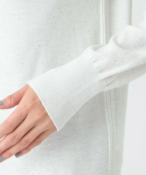 EVEX by KRIZIA / エヴェックス バイ クリツィア ニット・セーター | 【SANYO Style EDITION掲載】【ウォッシャブル】ミニスパンコールニットプルオーバー | 詳細7