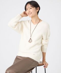 EVEX by KRIZIA / エヴェックス バイ クリツィア ニット・セーター | 【SANYO Style EDITION掲載】フォックスウールファーニットプルオーバー