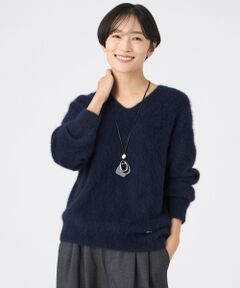 EVEX by KRIZIA / エヴェックス バイ クリツィア ニット・セーター | 【SANYO Style EDITION掲載】フォックスウールファーニットプルオーバー