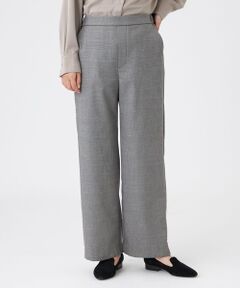 EVEX by KRIZIA / エヴェックス バイ クリツィア その他パンツ | 【カタログ掲載】【ウォッシャブル】ラメグレンチェックブラッシュドストレートパンツ