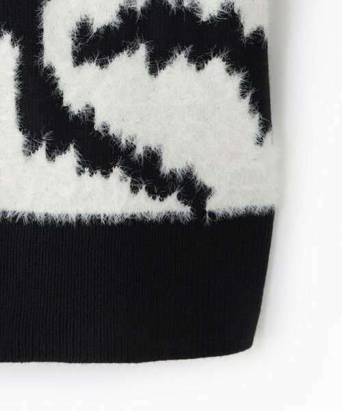 EVEX by KRIZIA / エヴェックス バイ クリツィア ニット・セーター | 【カタログ掲載】フェザーヤーンゼブラニットプルオーバー | 詳細4