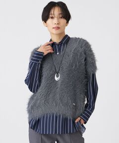 EVEX by KRIZIA / エヴェックス バイ クリツィア ニット・セーター | フェザータッチVネックニットベスト